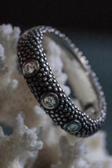 My quirky Diamond Octopus Ring is decorated with my bobble texture and 3 small diamonds