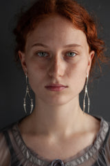 A daring new design in oxidised silver and silver inspired by the details and shapes of a dragonfly.