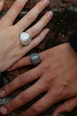 Serpent Skin Signet Ring
