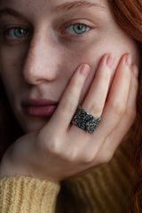 This new ring is based on reusing and recycling.
