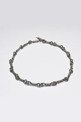 Textured Sweetie Link Necklace