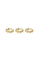 Snake Eye Trio Ring