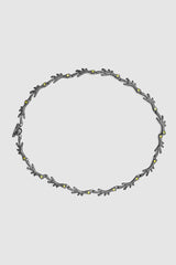 Dotty Peridot Antler Necklace