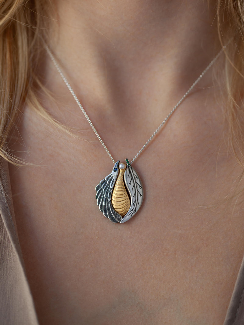 Earth Sea & Sky Charm Pendant Necklace