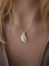 Sky & Sea Charm Pendant Necklace  - Silver