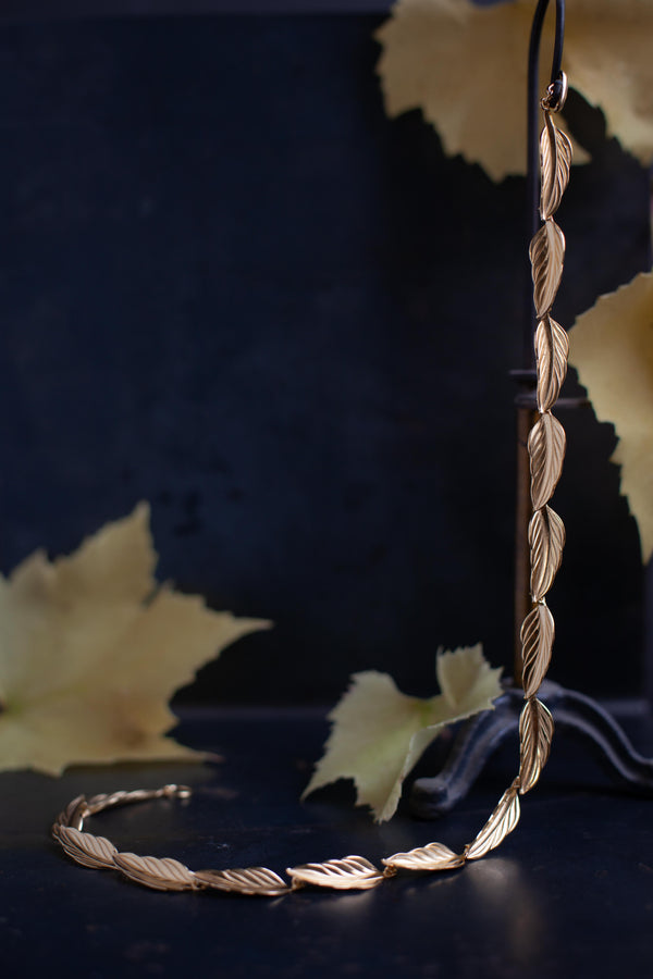 Leaf Necklace - Silver