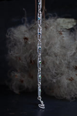Coastal Green and Blue Tourmaline Double Link Bracelet - one of a kind