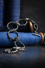 Twisted Thread Hoop Bracelet
