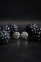 Blackberry Cup Stud Earrings