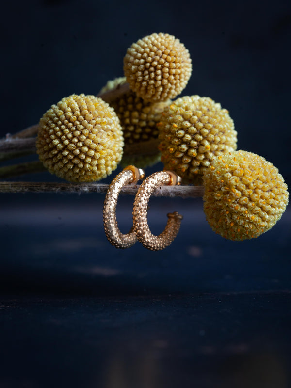 Spotted Hoop Earrings