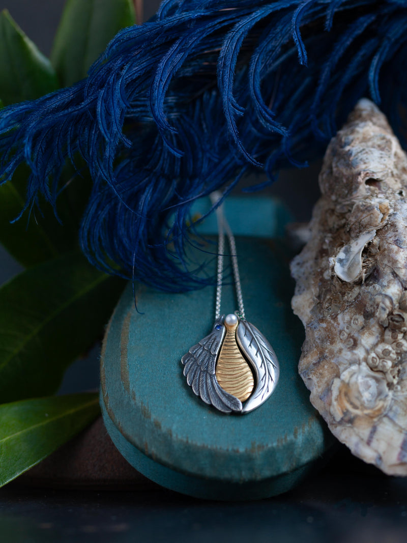 Earth Sea & Sky Charm Pendant Necklace