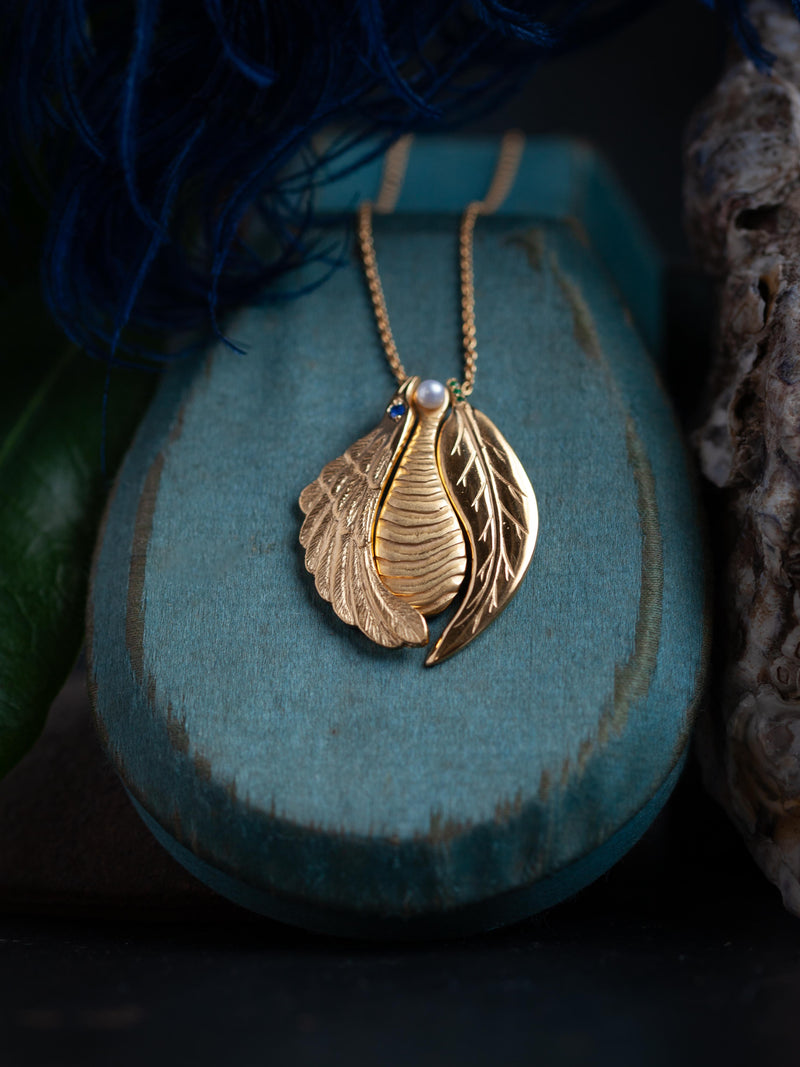 Earth Sea & Sky Charm Pendant Necklace