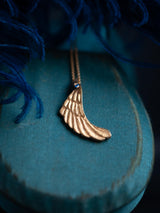 Sky Charm Pendant Necklace  - Silver & Sapphire