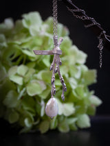 Budding Pearl Pendant Necklace