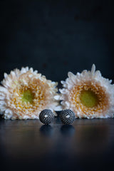 Diamond Pollen Stud Earrings
