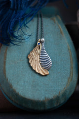 Sky & Sea Charm Pendant Necklace  - Silver