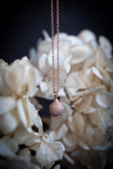 Spotted Ball and Chain Pendant Necklace