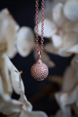 Spotted Ball and Chain Pendant Necklace