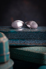 Spot the Half Oval Chain Link Cufflinks