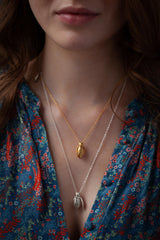 Tiny Bee Pendant Necklace