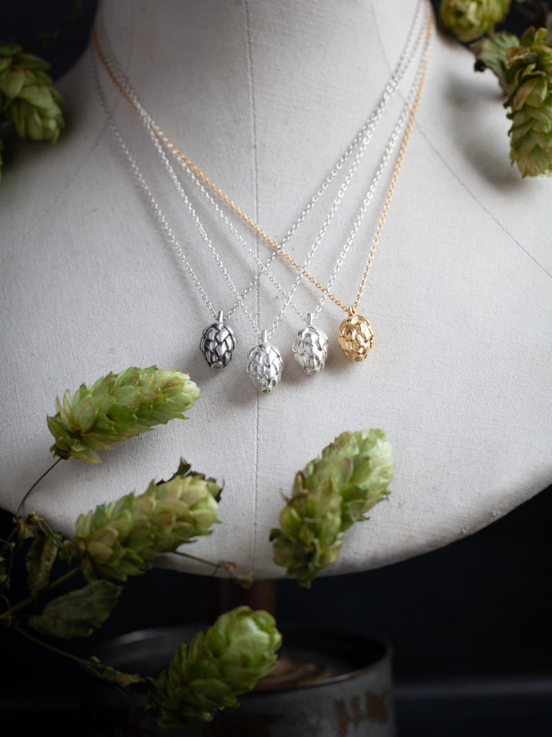 Gemstone Hop Pendant Necklace