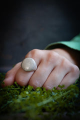 Shark Skin Signet Ring