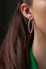 Elliptical Hoop Earrings