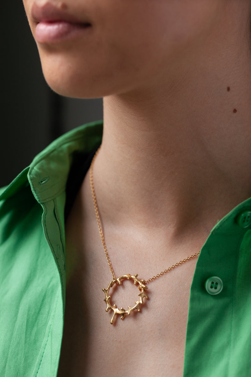 Antler Pendant Necklace