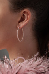 Elliptical Hoop Earrings