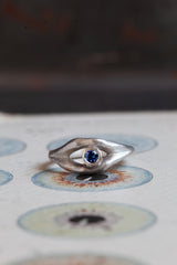 Sapphire Eye Ring