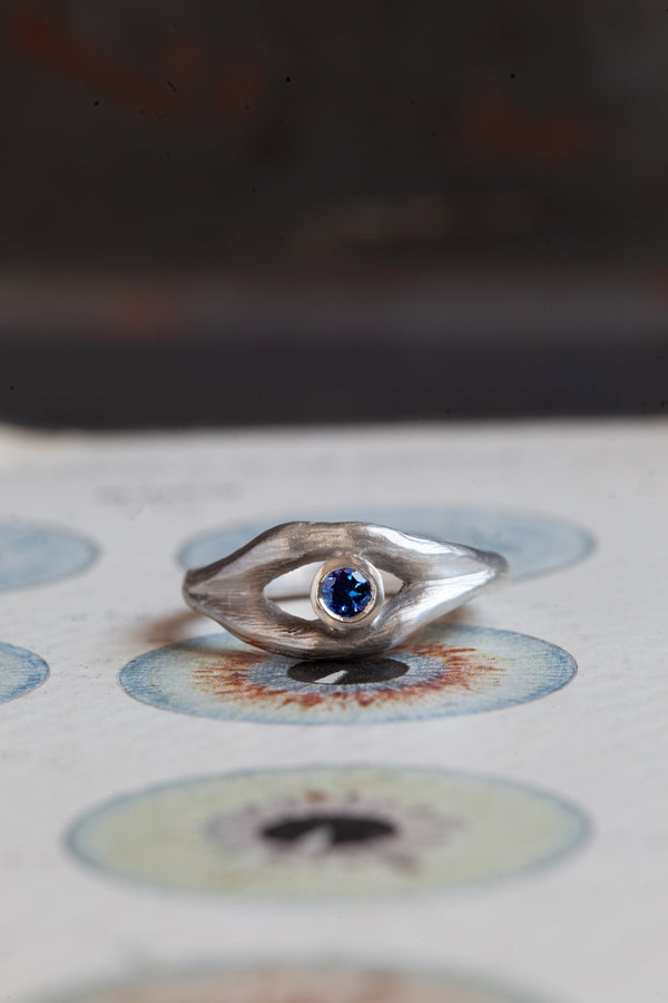 Sapphire Eye Ring