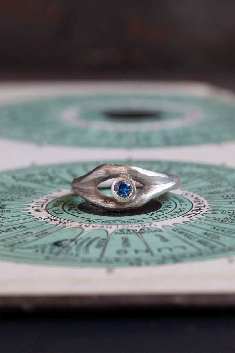 Sapphire Eye Ring