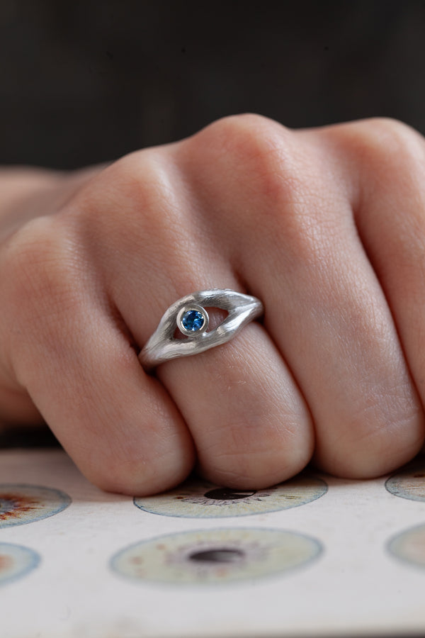 Sapphire Eye Ring