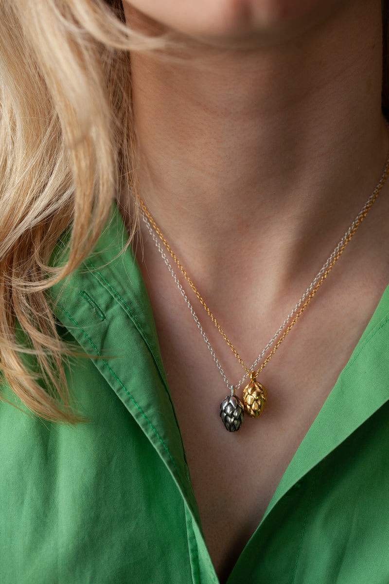 Gemstone Hop Pendant Necklace