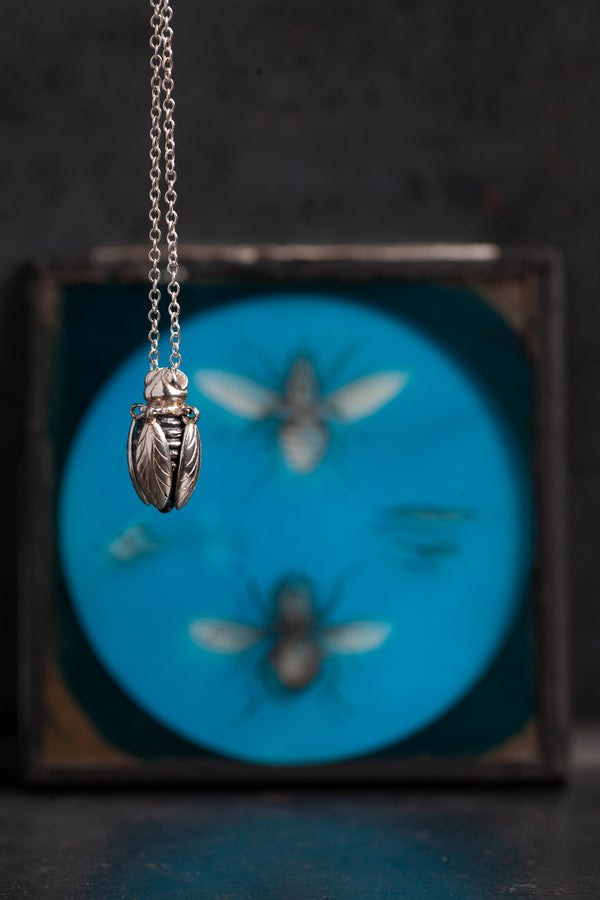 Tiny Bee Pendant Necklace