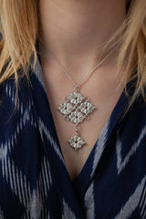 Flower Power Detachable Two Part Pendant Necklace
