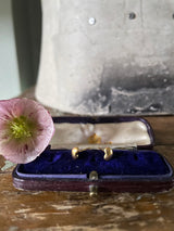 Tiny Kidney Studs - Yellow Gold Plated Silver