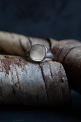 Square Cushion Signet Ring