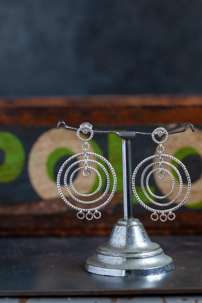 Bubble Hula Hoop Earrings