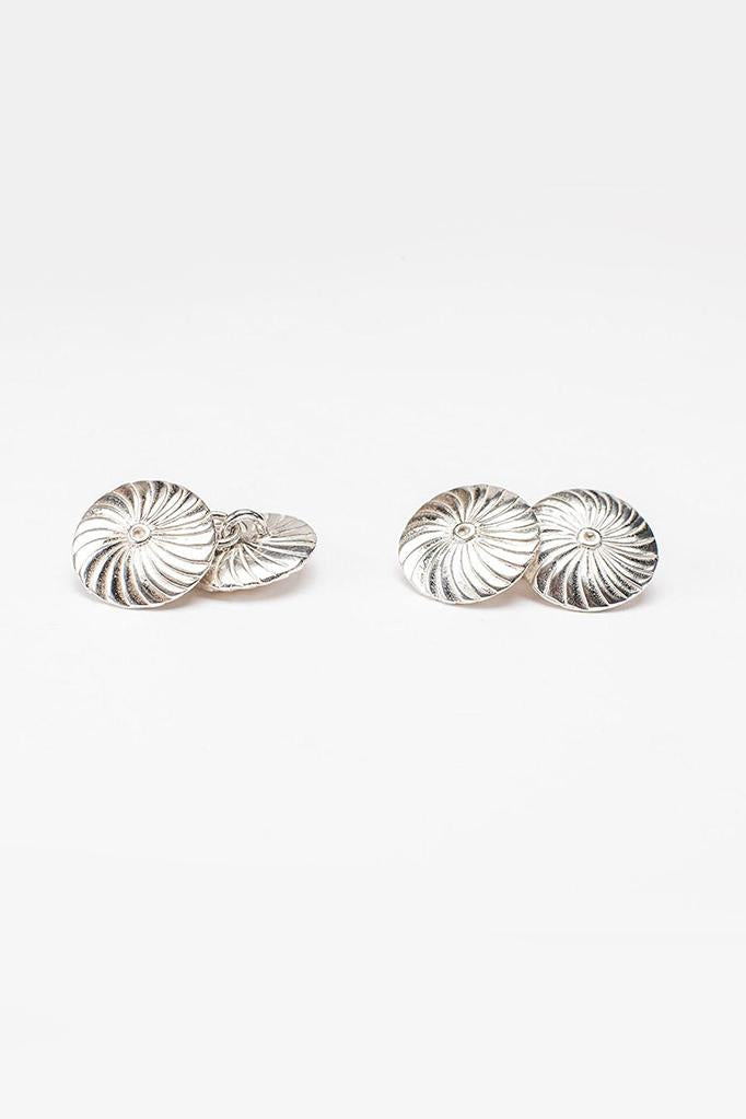 Catherine Wheel Chain Link Cufflinks