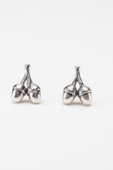 Twin Acorn Stud Earrings