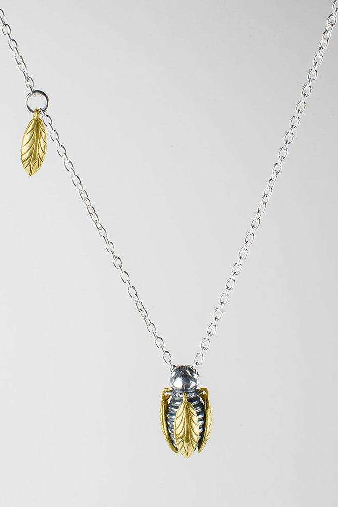 Tiny Bee Pendant Necklace