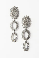 Large Baroque 3 Part Drop Earrings