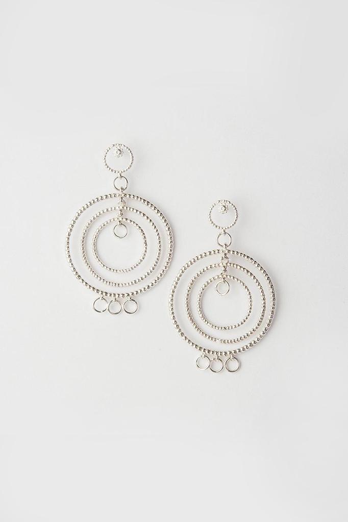 Bubble Hula Hoop Earrings