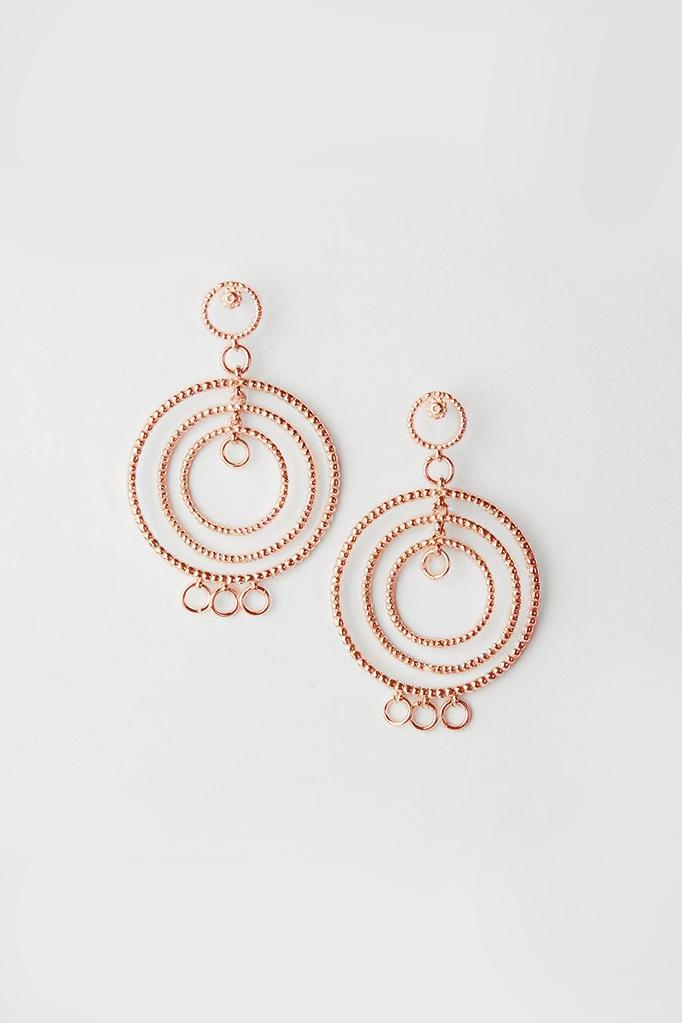 Bubble Hula Hoop Earrings