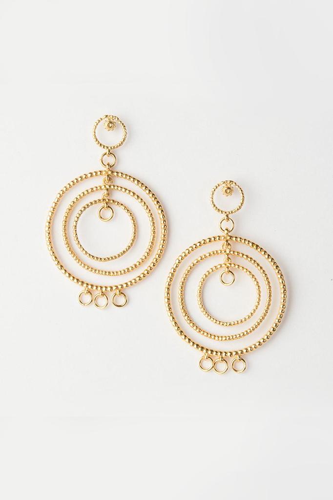 Bubble Hula Hoop Earrings