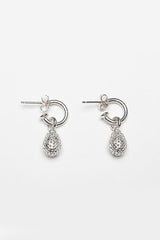 Spotted Teardrop Drop Earrings