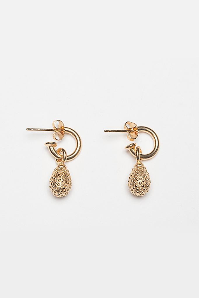 Spotted Teardrop Drop Earrings