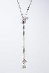 universal chain handmade chain necklace long silver and oxidised silver chain