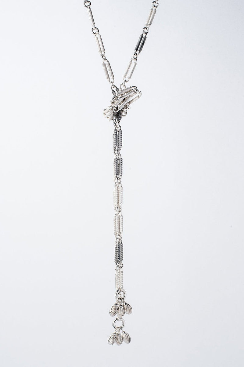 universal chain handmade chain necklace long silver and oxidised silver chain